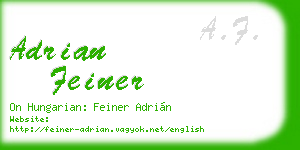 adrian feiner business card